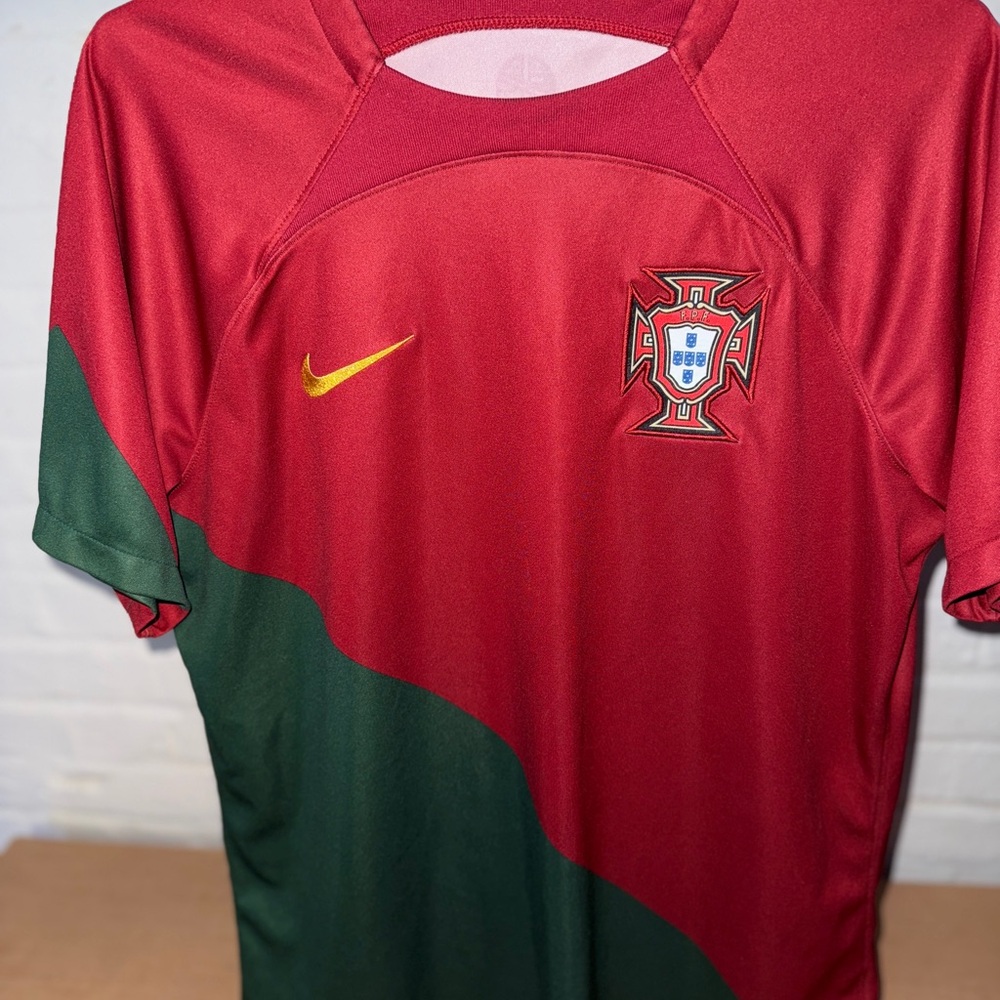 Nike Red and Green Team Jersey